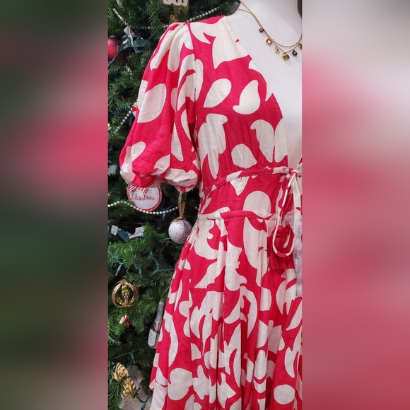 House Of Harlow Linen Blend Mini Dress - Picture 4 of 7